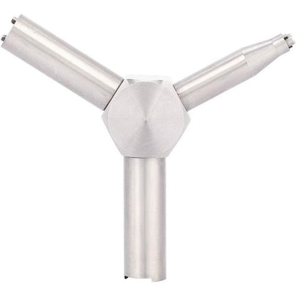 Element Valve Wrench Compatible with KSC WA Airsoft KSC Magazine Loader Removal Tool, Silver Triangular Valve V1237-ZY-528-247