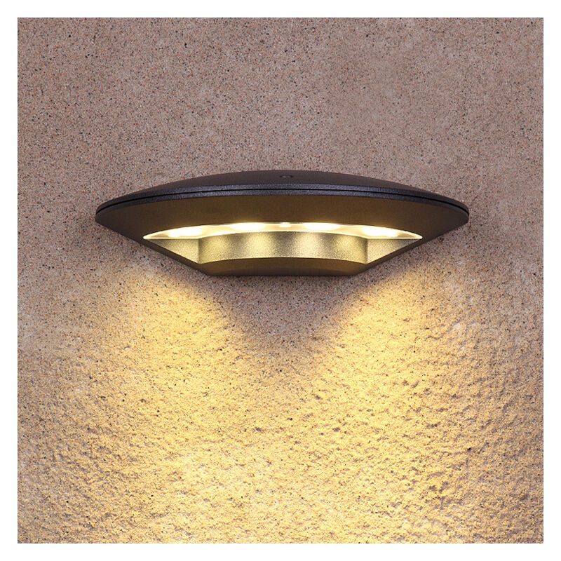 1 Pieces 4W Indoor Outdoor LED Wall Light Waterproof IP65 with Adjustable Lighting Angle Warm White 3000K V1237-ZY-528-255