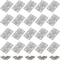 20 Pieces Hinges Stainless Steel Hinges, Door Hinge, Flat Folding Hinge Holes, Cabinet Drawer Hinge, Window V1237-ZY-528-266