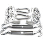 Triangular, Square and Rectangle Shade Sail Fixing Kit 304 Stainless Steel Shade Cloth Fixing Accessories V1237-ZY-528-269
