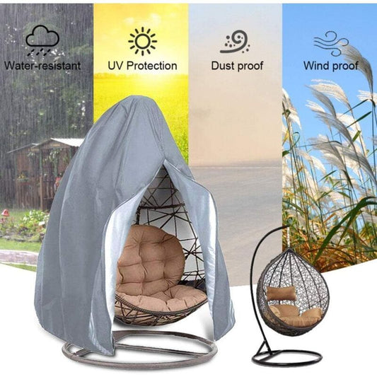 Hanging Chair Cover, Hanging Armchair Cover, Protective Cover for Egg Chair, Waterproof Furniture Cover with V1237-ZY-528-275