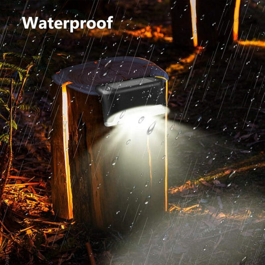 16 Pack Solar Patio Lights Waterproof LED Deck Lights for Patio Stairs Garden Pathway, Black Shell White Light V1237-ZY-528-285