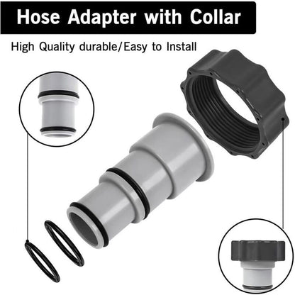 A Adapter Compatible with Intex Swimming Pool Pumps with Screw In Female Thread V1237-ZY-528-300