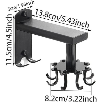 Rotating Wall Hook for Kitchen, 360 Rotatable Kitchen Utensil Holder, Wall Mounted Kitchen Utensil Holder V1237-ZY-528-302