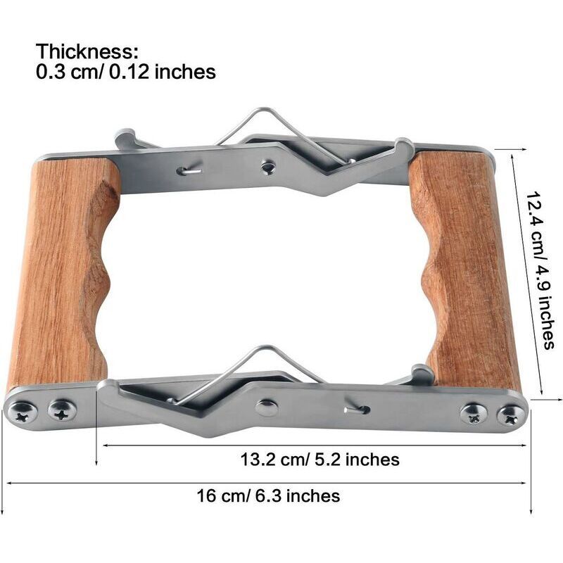2 Pieces Beehive Frame Clip with Wooden Handle, Beekeeping Equipment Tool Accessories for Garden Beekeepers V1237-ZY-528-305