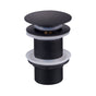 Pop up Drain, Pop up Drain Without Overflow, Universal Pop up Sink Drain, Sink Drain, Black Drain for Sink V1237-ZY-528-307