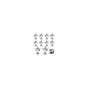 10 Pieces Aluminum Solar Panel Bracket T Shaped Center Terminals for 30mm Framed Panels V1237-ZY-528-308