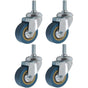 4 Pack 360 Furniture Casters M10 Heavy Duty Swivel Caster, 75mm V1237-ZY-528-316