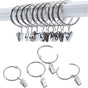 30 Pieces Curtain, Curtain Rings with Clips, Strong Drapery Clips, Hooks on Tension Rod Holder V1237-ZY-528-317