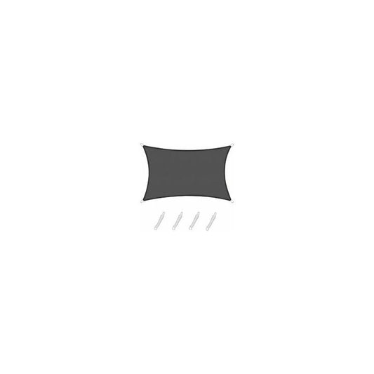 Shade Sail Rectangular Shade Sail, Waterproof and Resistant Solar Shade Cloth, for Patio Garden Terrace, V1237-ZY-528-321
