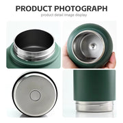 Pawstock 3-in-1 Insulated Dog Water Bottle with Dual Bowls - 1L Stainless Steel Travel Bottle - Navy V1242-PAW1361N