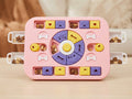 Interactive Dog Puzzle Toy - Slow Feeder & Treat Dispenser-Pink V1242-PAWSTOCKP2