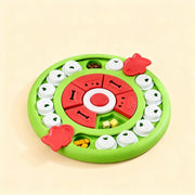 Pizza Puzzle Treat Toy for Dogs & Cats - Interactive Slow Feeder-Green V1242-PAWSTOCKP5