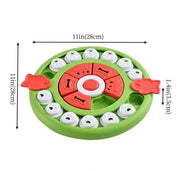 Pizza Puzzle Treat Toy for Dogs & Cats - Interactive Slow Feeder-Green V1242-PAWSTOCKP5