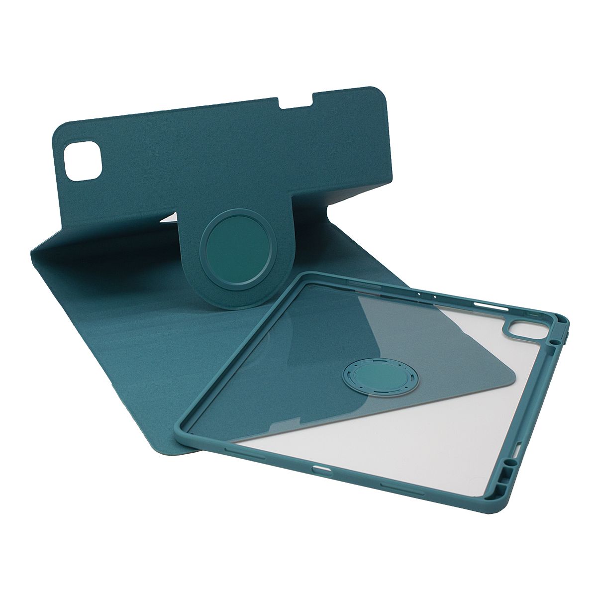 SENYOSON Dark Green iPad Case for 10.9/11 Inch iPad Air 4th/5th/6th/7th/8th Generation, Detachable Magnetic V1243-ROTATING-IPADCASEAIR-DARKGREEN