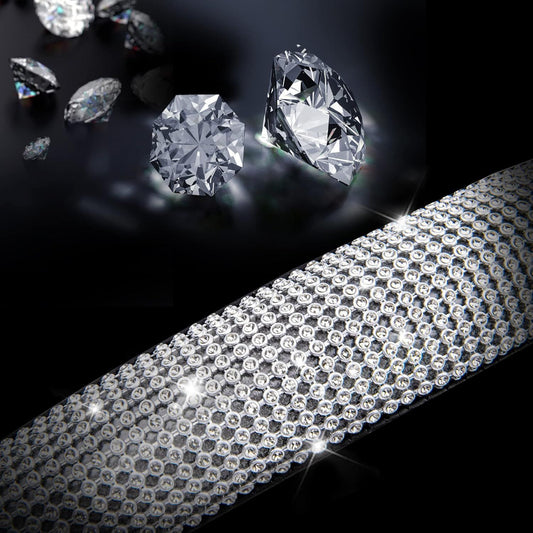 Bling Diamond Leather Steering Wheel Cover, with Bling Sparkly Crystal Glitter Rhinestones Universal Fit V1250-B07NRYMR5H