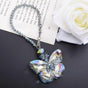Crystal Glass Butterfly Car Key Charm Mirror Hanging Ornaments Gift (Butterfly-1) V1250-B07XCCG2KP
