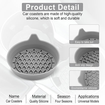Car Cup Holder Coaster, Silicone Cup Holder Insert, Universal Non-Slip Cup Holders, Car Accessories Interior V1250-B0CWQ78C9F