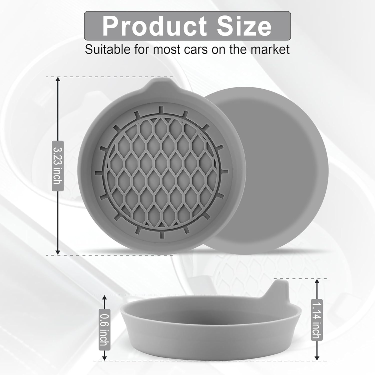 Car Cup Holder Coaster, Silicone Cup Holder Insert, Universal Non-Slip Cup Holders, Car Accessories Interior V1250-B0CWQ78C9F