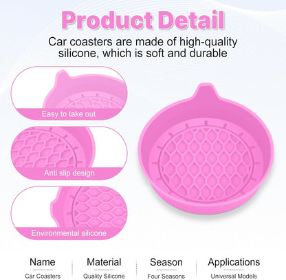 Car Cup Holder Coaster, Silicone Cup Holder Insert, Universal Non-Slip Cup Holders, Car Accessories Interior V1250-B0CWQ7ZFWB