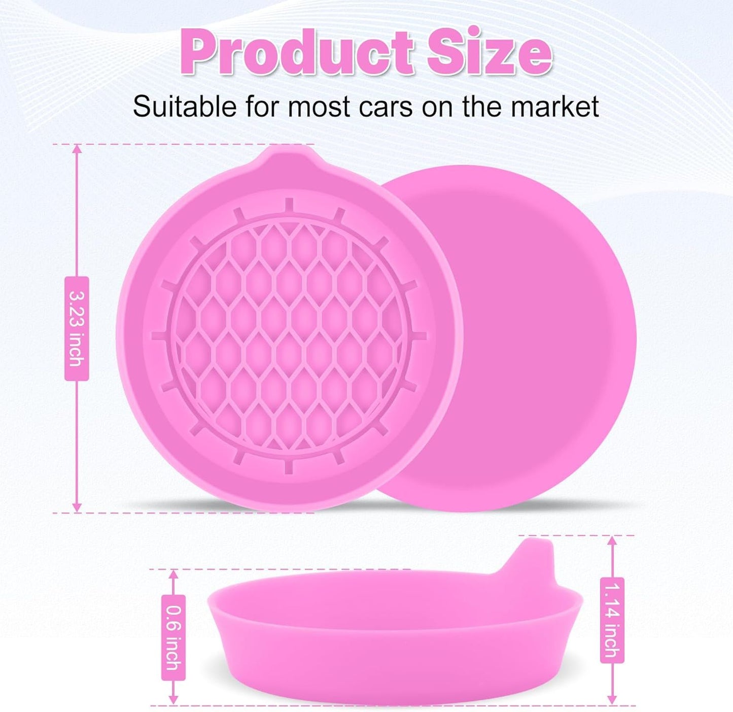 Car Cup Holder Coaster, Silicone Cup Holder Insert, Universal Non-Slip Cup Holders, Car Accessories Interior V1250-B0CWQ7ZFWB