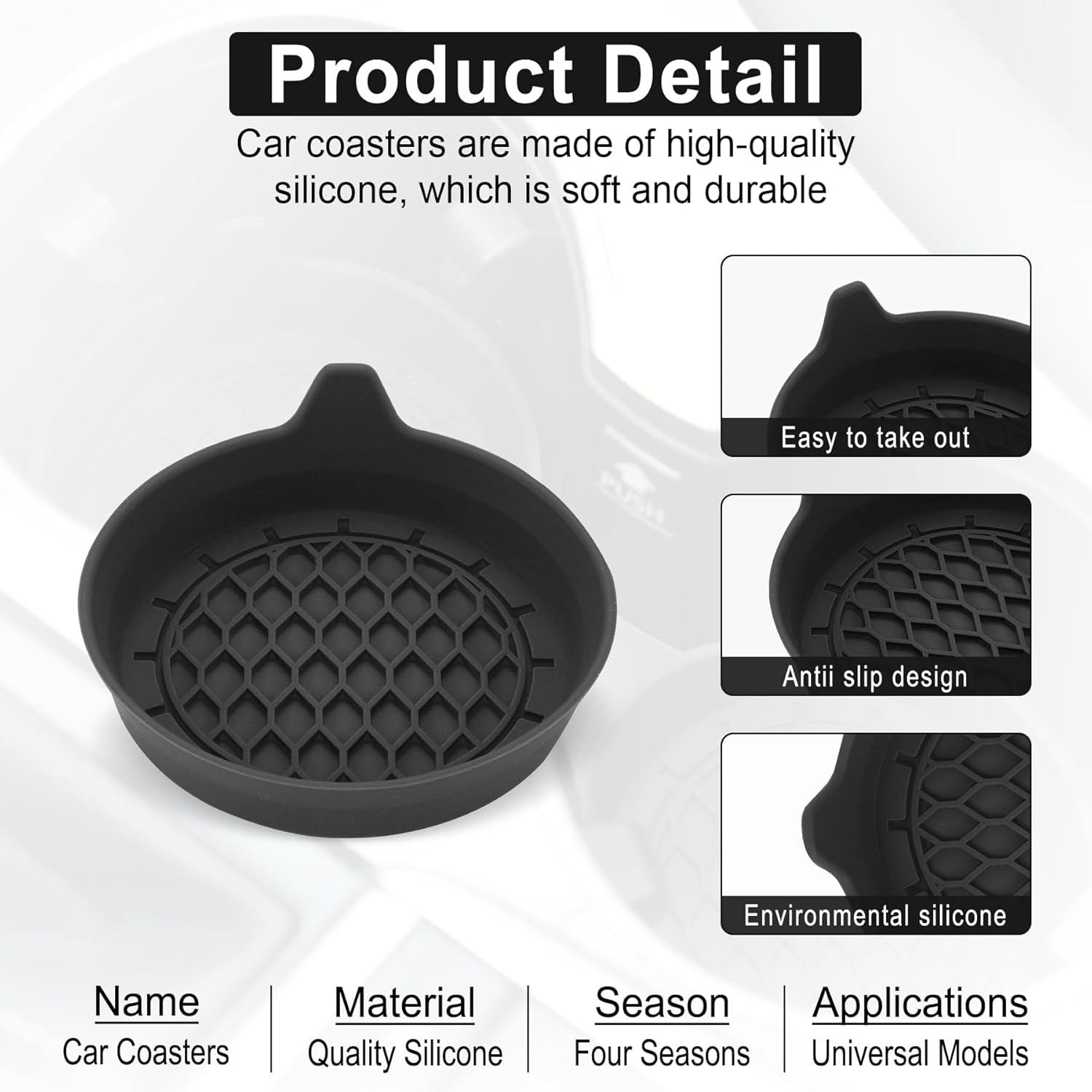Car Cup Holder Coaster, Silicone Cup Holder Insert, Universal Non-Slip Cup Holders, Car Accessories Interior V1250-B0CWQ8QMKT