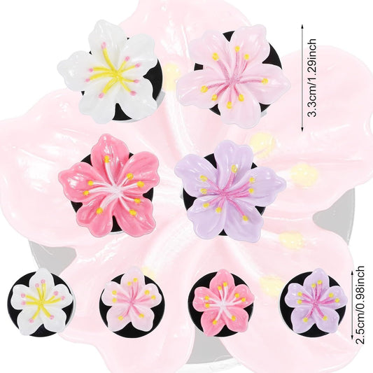 8Pcs Cute Car Air Freshener Vent Clips, Resin Flower Vent Clips, Cute Car Accessories for Women Interior V1250-B0GL89VW48