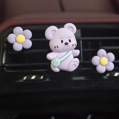 3Pcs Cute Bear Car Air Freshener Vent Clips, Aromatherapy Car Decor for Girls V1250-B0GVJNVN6T