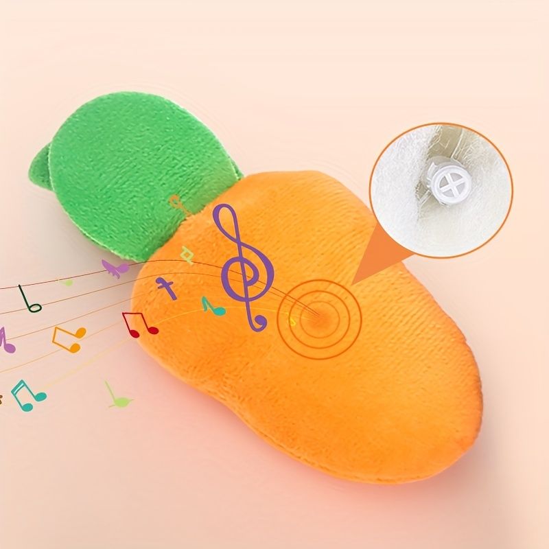 Pawfect Carrot & Bone Dog Chew Toy Set - Durable & Fun V1250-DSZ-DOG-TOY-001