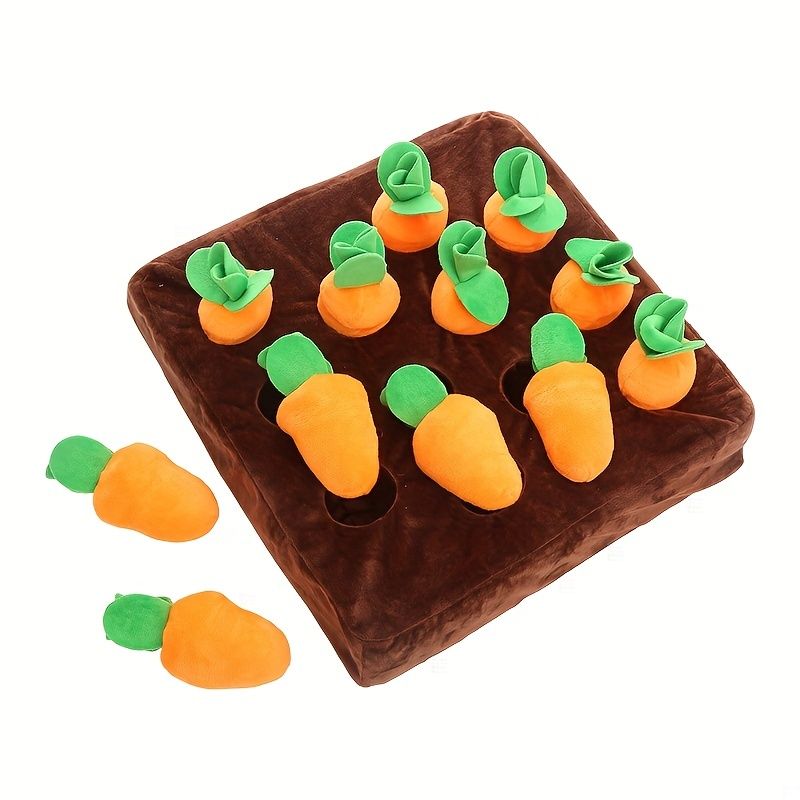 Pawfect Carrot & Bone Dog Chew Toy Set - Durable & Fun V1250-DSZ-DOG-TOY-001