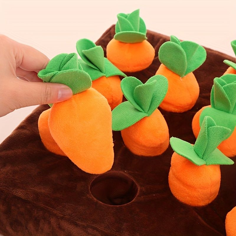 Pawfect Carrot & Bone Dog Chew Toy Set - Durable & Fun V1250-DSZ-DOG-TOY-001