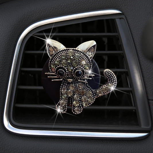 Bling Rhinestone Car Air Vent Clip,Dashboard Outlet Clip,Car Air Freshener Vent Clips,Car Air Conditioning V1250-QLSC002