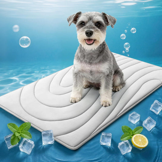 Cooling Mat for Dogs, 36"x23" Self-Cooling Dog Bed with Arc-Chill Technology 3.0, Non-Slip Washable Pet V1250-QLSC024-M