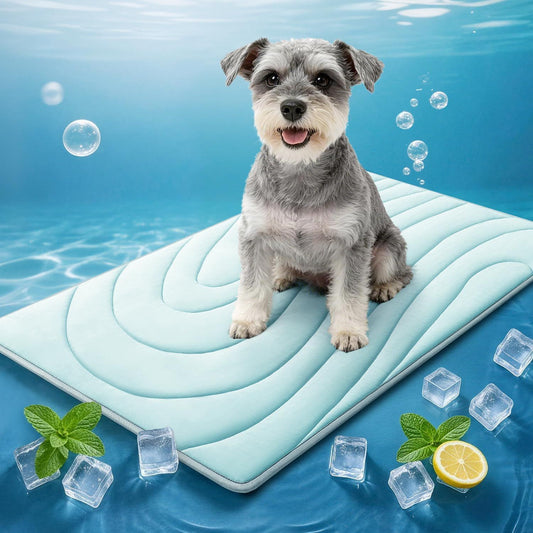 Cooling Mat for Dogs, 36"x23" Self-Cooling Pet Bed - Advanced Arc-Chill Technology 3.0 for Instant Cool, V1250-QLSC026-M
