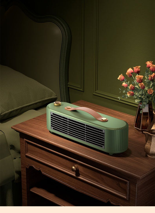 Vintage Portable PTC Ceramic Desktop Heater | 800W Energy Efficient Mini Electric Space Heater with AU Plug, V1250-QLSC030-JRQ-G