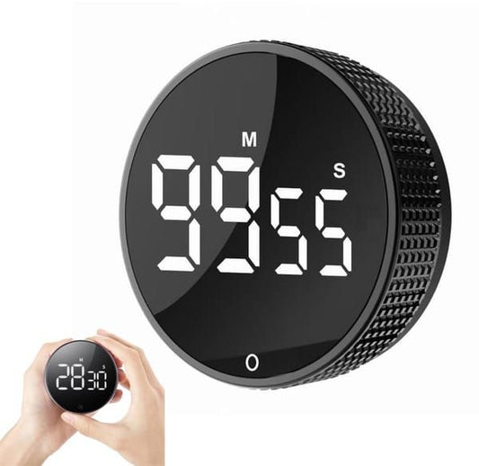 Timers - Digital timer - Magnetic digital kitchen timer - Kitchen timer - Count up/Count down - egg timer - V1250-QLSC033-MB-B