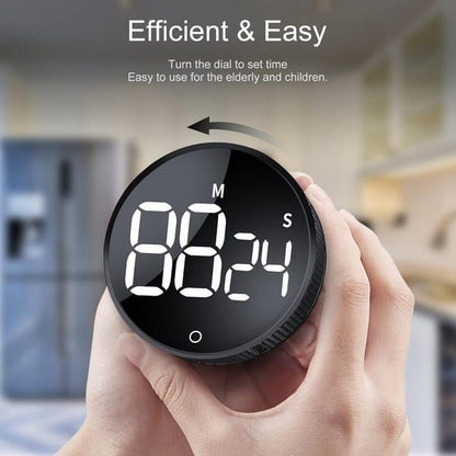 Timers - Digital timer - Magnetic digital kitchen timer - Kitchen timer - Count up/Count down - egg timer - V1250-QLSC033-MB-B
