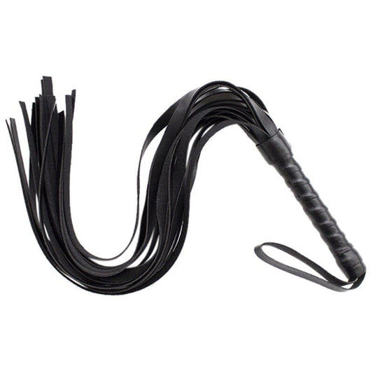 House Of Dasein 45Cm Black White Red Flogger Bdsm Impact Play Toy - Black - 45Cm V1257-15198776557634