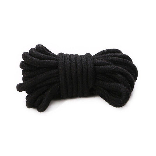 House Of Dasein Soft Cotton Knitted Rope Bondage Kink Bdsm Fetish Restraints - Black - 10M V1257-15259096449090