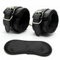House Of Dasein Blindfold Cuffs Set Sensory Deprivation Bondage Kink Bdsm Restraints - Black V1257-15331720855618
