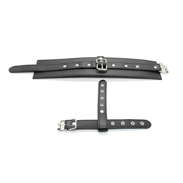 House Of Dasein Thumb Ankle Cuffs Toe Bondage Kink Bdsm Restraints - Black - Ankle Cuffs V1257-15331765715010