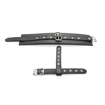 House Of Dasein Thumb Ankle Cuffs Toe Bondage Kink Bdsm Restraints - Black - Ankle Cuffs V1257-15331765715010