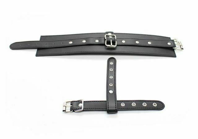 House Of Dasein Thumb Ankle Cuffs Toe Bondage Kink Bdsm Restraints - Black - Ankle Cuffs V1257-15331765715010
