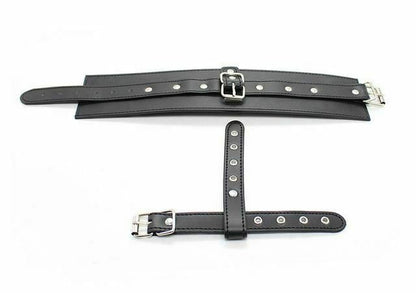 House Of Dasein Thumb Ankle Cuffs Toe Bondage Kink Bdsm Restraints - Black - Ankle Cuffs V1257-15331765715010