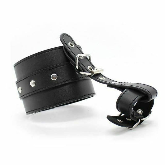 House Of Dasein Thumb Ankle Cuffs Toe Bondage Kink Bdsm Restraints - Black - Handcuff V1257-15331765747778