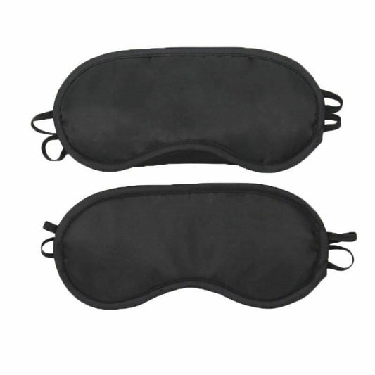 House Of Dasein Bdsm Satin Blindfolds 2 Pack Sexy Eye Masks Bondage Kink Fetish Restraints - Black V1257-15331803496514