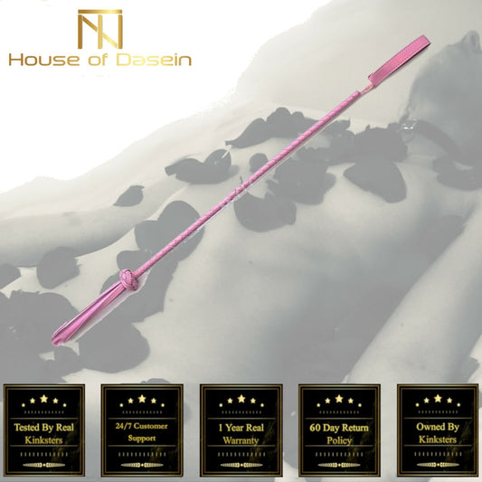 House Of Dasein Pink Riding Crop Bondage Kink Fetish Impact Play Bdsm Restraints - Pink V1257-15332083892290