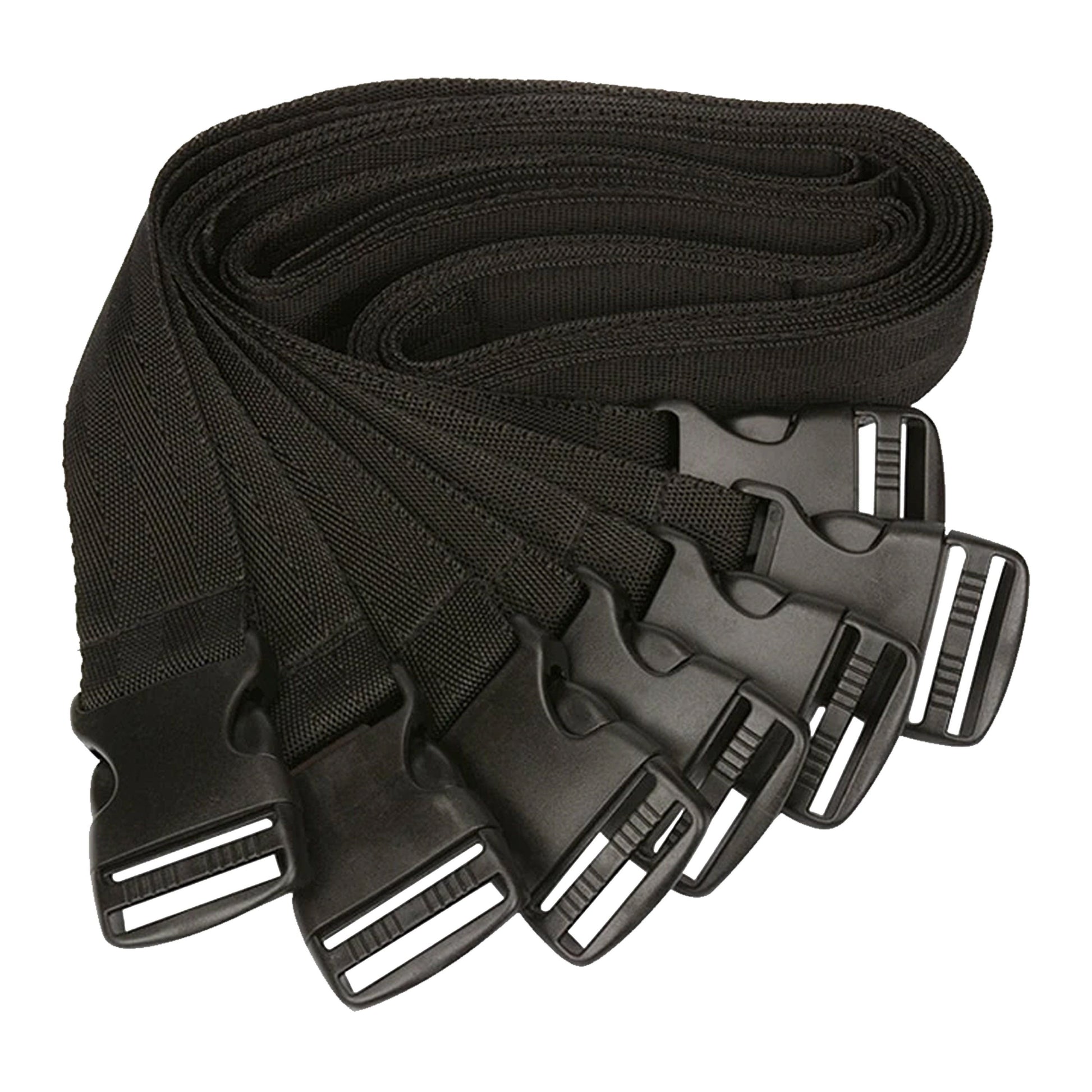 House Of Dasein 7 Piece Full Body Bondage Kit Nylon Restraints Fetish - Black V1257-15332582457410