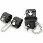 House Of Dasein Locking Wrist Ankle Cuffs Bondage Fetish Restraints - Black - Set V1257-15344951590978