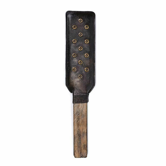 House Of Dasein Leather Bronze Studded Spanking Paddle Bdsm Impact Play - Bronze V1257-15360269877314